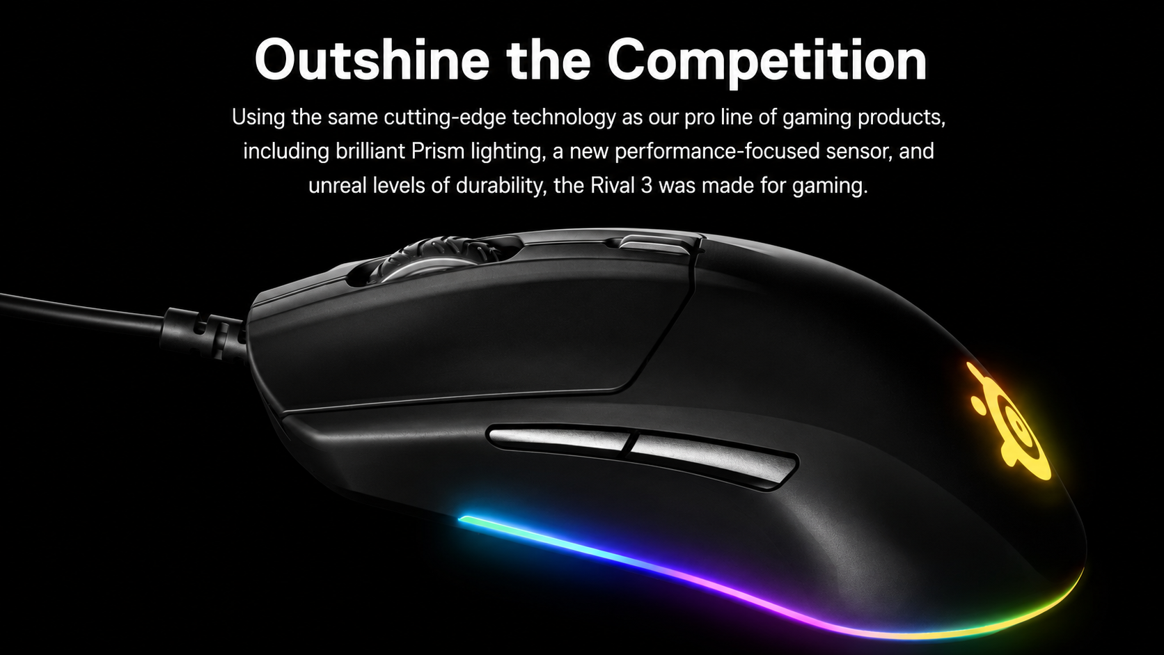 SteelSeries Rival 3 Gen 2 - Wired