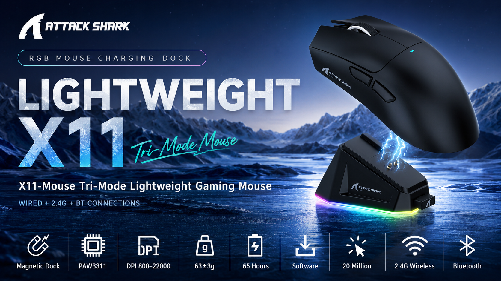 ATTACK SHARK X11 Wireless