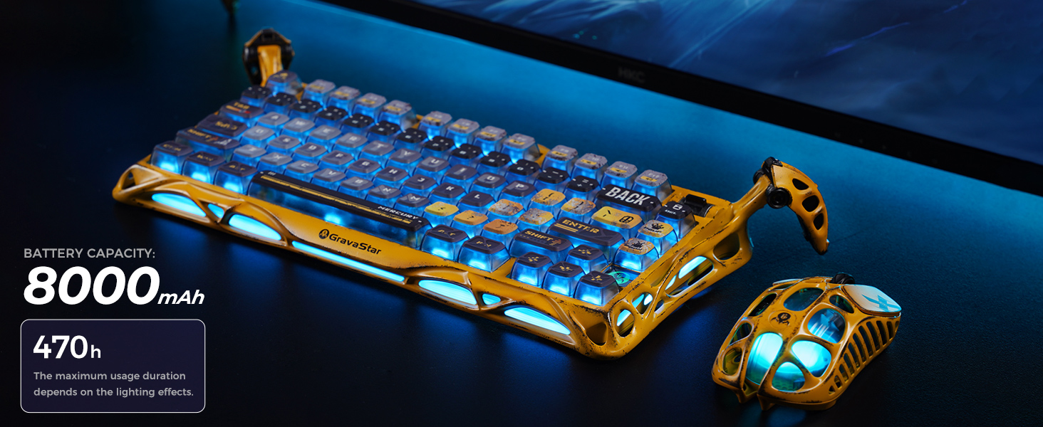 GravaStar Mercury K1 Pro - Battle Worn Yellow