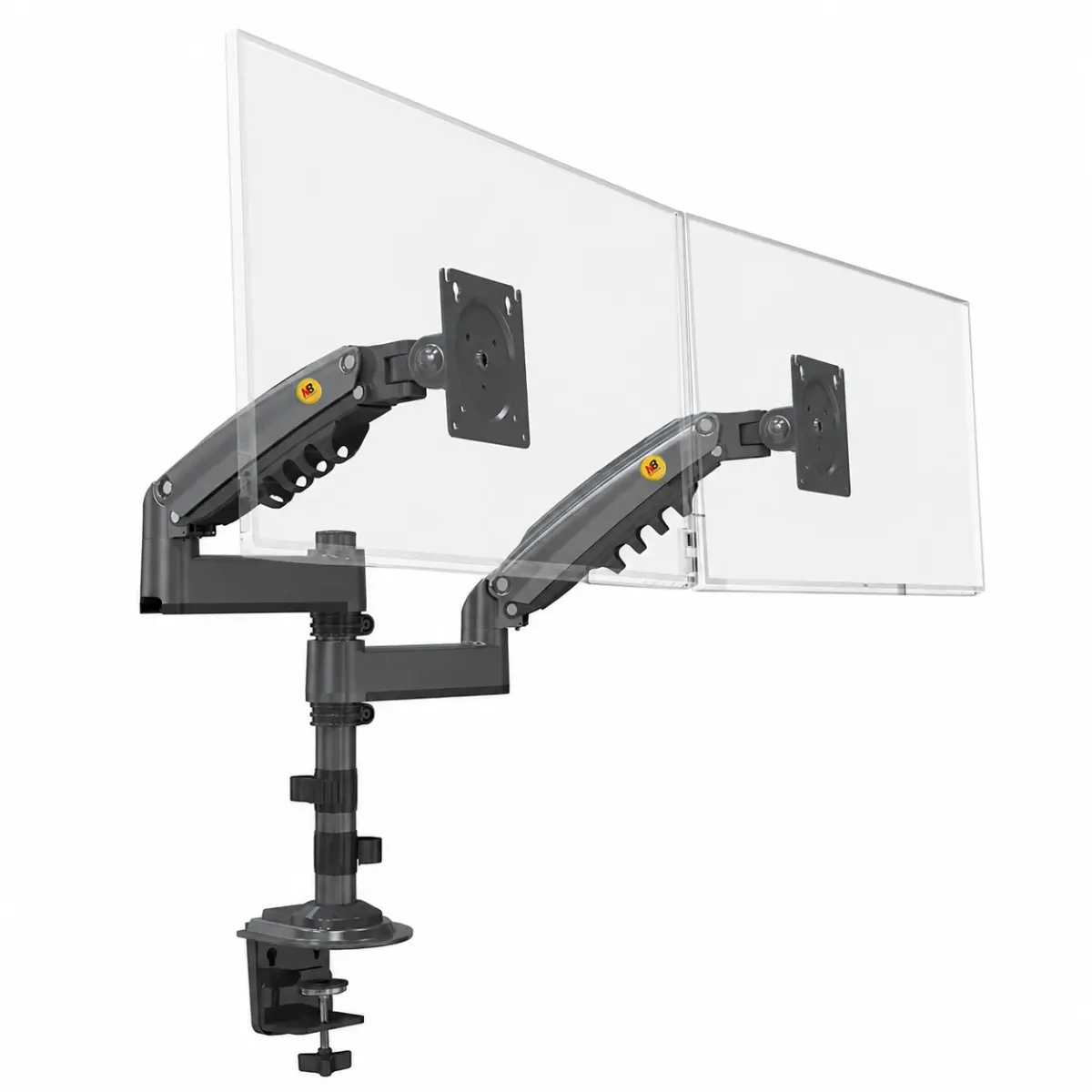 NB H180 Dual Monitor Arm 17-27 inches