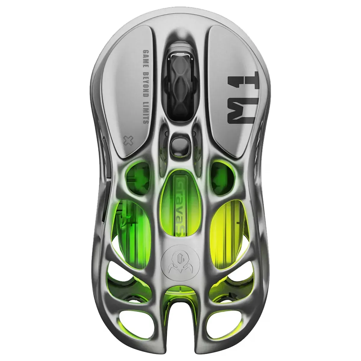 GravaStar Mercury M1 Pro Wireless Gaming Mouse – Gunmetal Gray