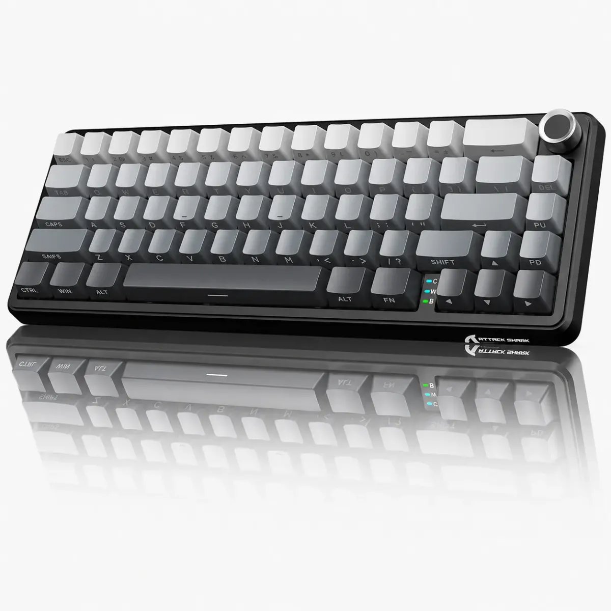 ATTACK SHARK X66 Wireless Mechanical Gaming Keyboard – Moonlight