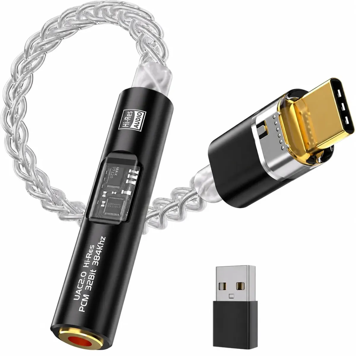 USB-C to 3.5mm HiFi DAC Adapter