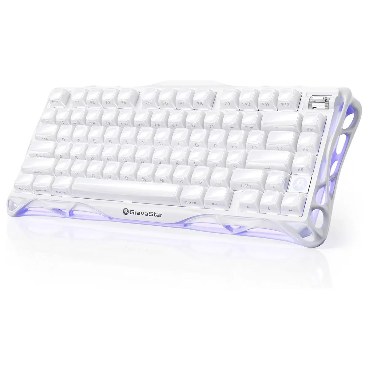 GravaStar Mercury K1 Wireless Mechanical Gaming Keyboard – Opaline White