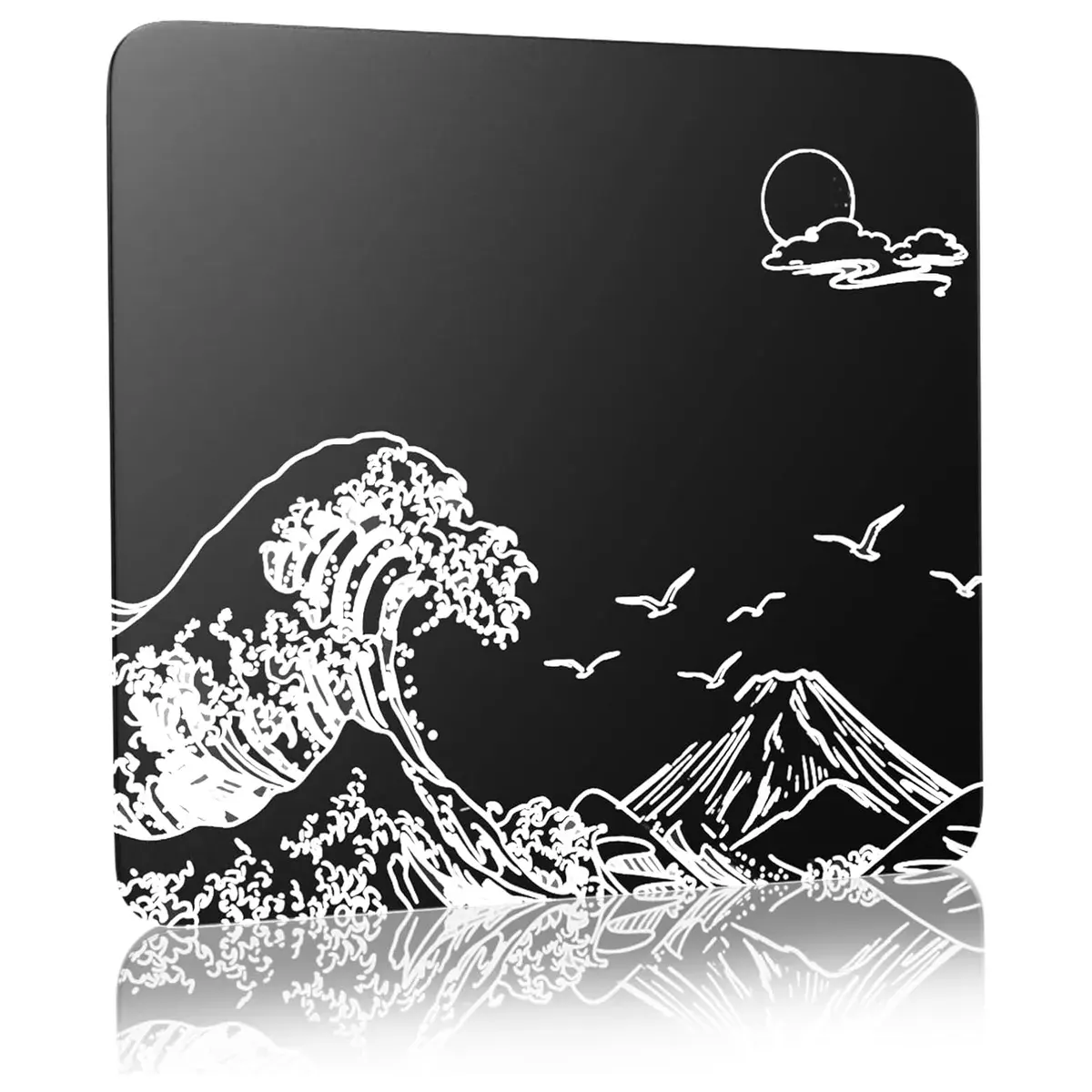 ATTACK SHARK CM05 Tempered Glass Gaming Mouse Pad The Ukiyo Series