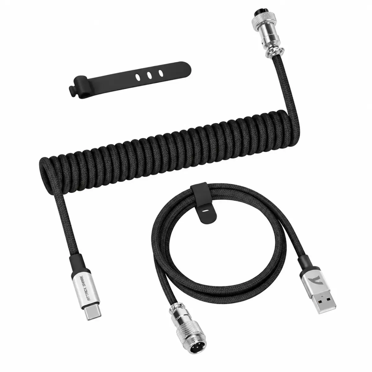ATTACK SHARK C01 Ultra RGB Coiled Keyboard Cable