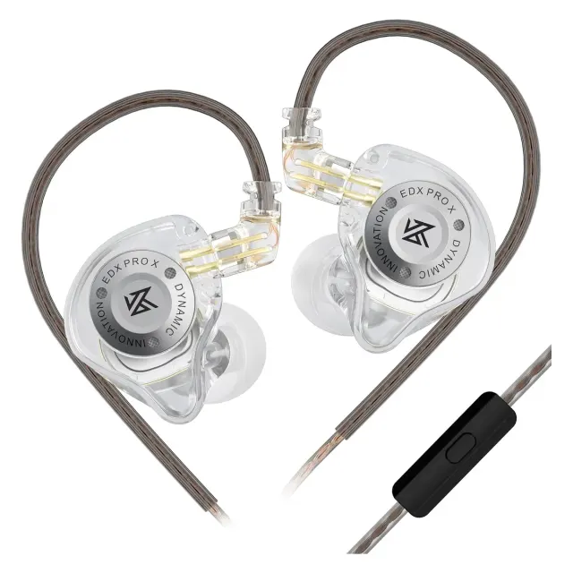 KZ EDX Pro X IEM – Crystal With Microphone