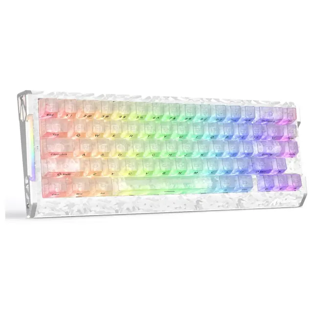 ATTACK SHARK R68 HE Hall Effect Gaming Keyboard – Ice Ninja