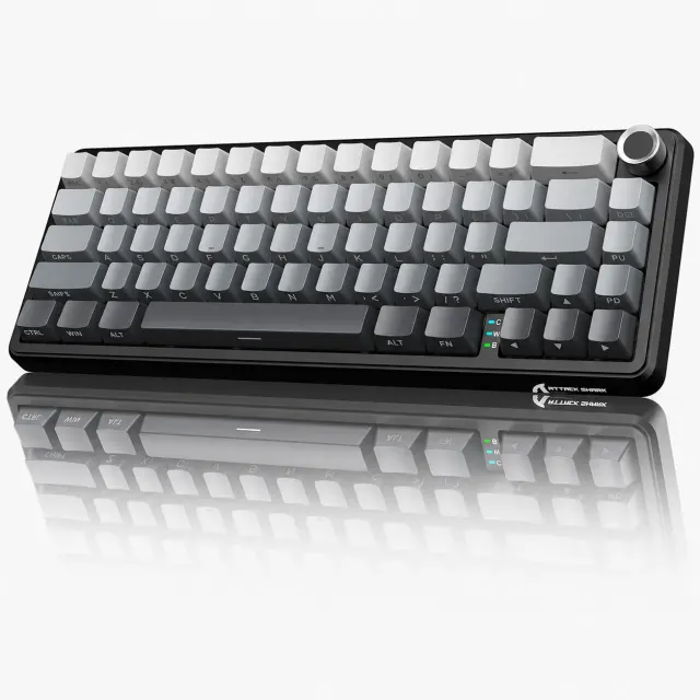 ATTACK SHARK X66 Wireless Mechanical Gaming Keyboard – Moonlight