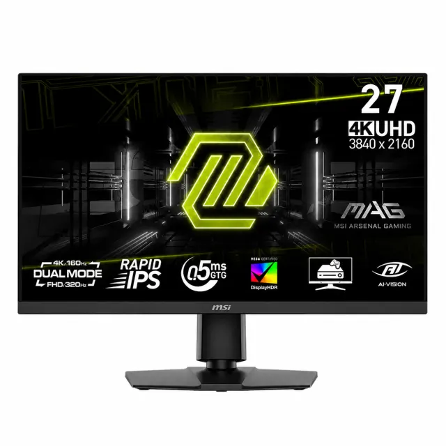 MSI MAG 272URDF E16 27- Dual Mode 4K 160HZ - FHD 320