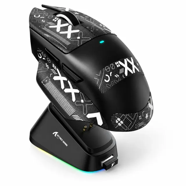Attack Shark V6 with Magnetic Charging Dock Tri-mode 